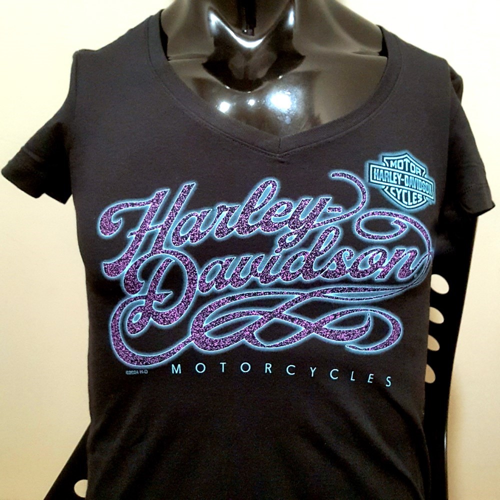 T-SHIRT HARLEY-DAVIDSON CON LOGO POWER UP SALERNO