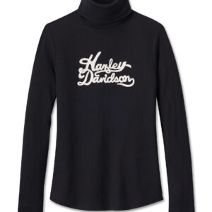 Harley-Davidson maglia a collo alto a maniche lunghe da donna