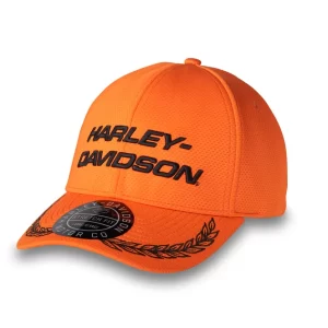 Berretto da baseball Start Your Engines, elasticizzato - Harley Orange