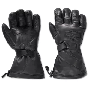 Guanti Gauntlet Circuit II in pelle impermeabile, da uomo
