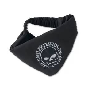 Metallic Willie G Skull Wrap da donna - Black Beauty