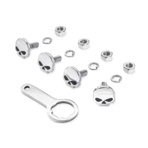 Skull License Plate Mounting Hardware