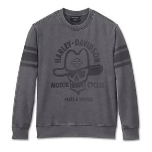 Maglia girocollo Cowboy Rider in French terry