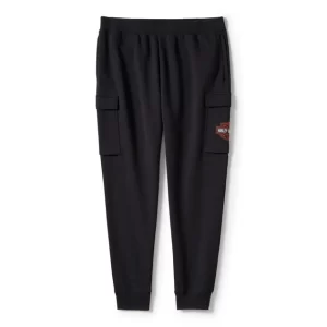 Pantaloni cargo Essential in pile - Harley Black.