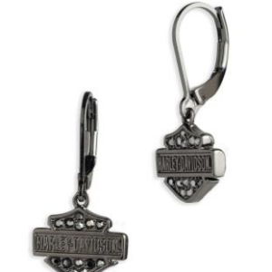 ORECCHINI A PENDENTE IN CRISTALLO HARLEY DAVIDSON®