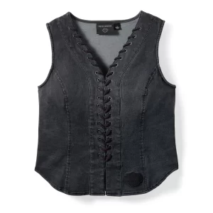 Gilet con laccetti