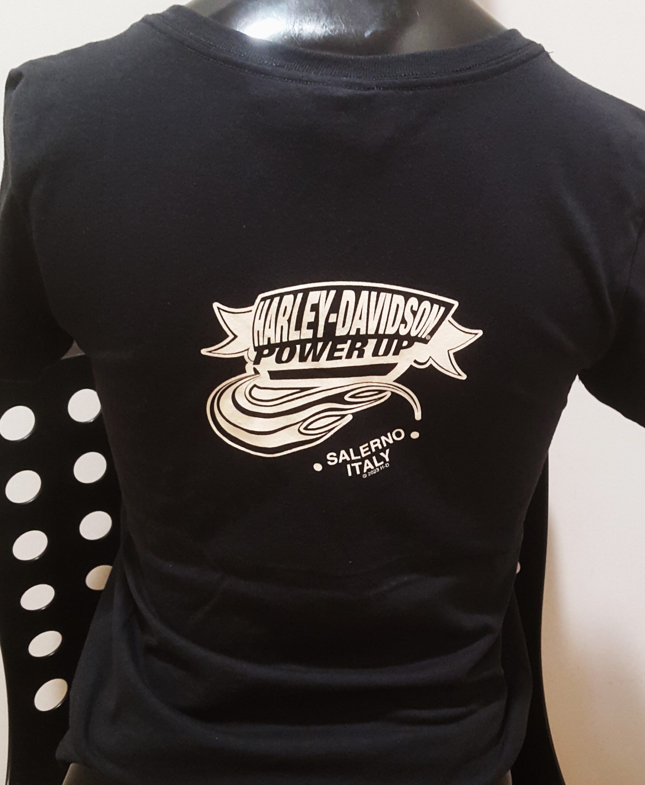T-SHIRT HARLEY-DAVIDSON CON LOGO POWER UP SALERNO