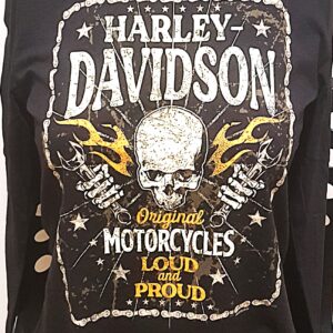 T-SHIRT HARLEY-DAVIDSON CON LOGO POWER UP SALERNO
