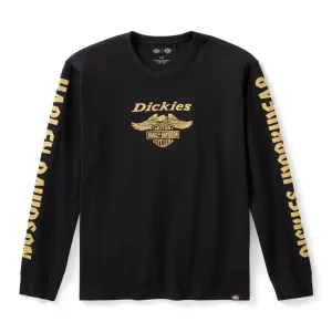 Maglietta a maniche lunghe da uomo Dickies x HD Heavyweight Eagle - Antracite