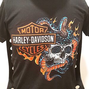 T-SHIRT HARLEY-DAVIDSON CON LOGO POWER UP SALERNO