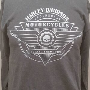 T-SHIRT MANICA LUNGA HARLEY-DAVIDSON CON LOGO POWER UP SALERNO