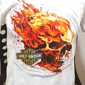 T-SHIRT HARLEY-DAVIDSON CON LOGO POWER UP SALERNO