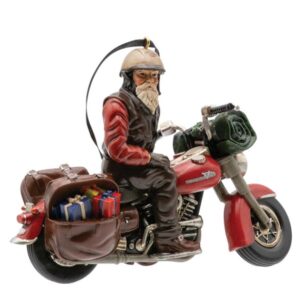 Pallina di Natale HD®: Babbo Natale motociclista