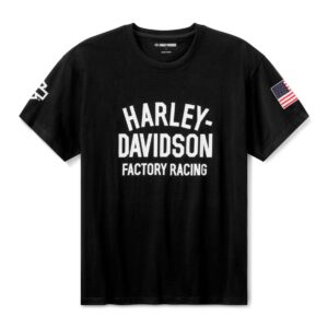 T-shirt Harley-Davidson Factory Racing nera