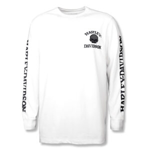 Maglietta a maniche lunghe Willie G ™ Skull - White