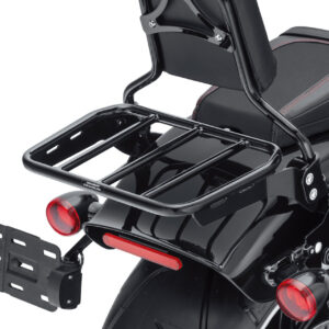 Portapacchi Sport per schienalini Sissy Bar HoldFast - Nero lucido