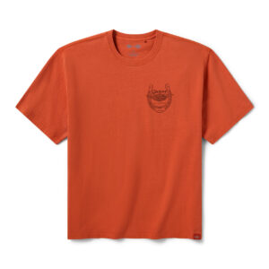 Maglietta tinta a pigmento Dickies x H-D Horsepower Heavyweight - Vintage Orange