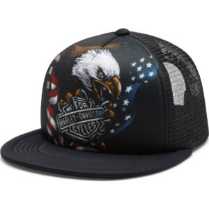 Cappellino da uomo Eagle Trucker con stelle e strisce